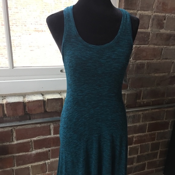 Turquoise tank dress - Picture 1 of 5